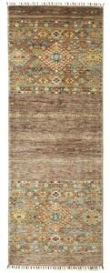 Tappeto Istintia Geometrico Marrone Beige Corsia 72x202 Cm