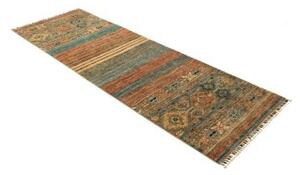 Tappeto Istintia Geometrico Marrone Blu Petrolio Corsia 82x247 Cm