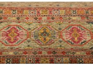 Tappeto Istintia Geometrico Beige Rosso Mattone Corsia 81x289 Cm