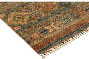 Tappeto Istintia Geometrico Marrone Blu Petrolio Corsia 82x247 Cm