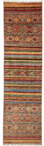 Tappeto Samarkand Geometrico Marrone Ruggine Multicolore Corsia 80x298 Cm