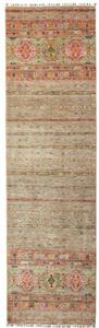 Tappeto Istintia Geometrico Beige Rosso Mattone Corsia 81x289 Cm
