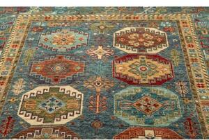 Tappeto Floralia Stilizzato Blu Rosso 150x213 Cm