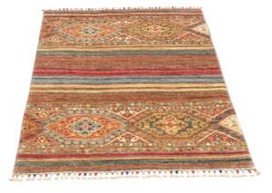 Tappeto Istintia Geometrico Marrone Rosso 79x120 Cm