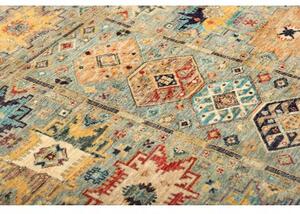 Tappeto Floralia Geometrico Celeste Multicolore 149x206 Cm