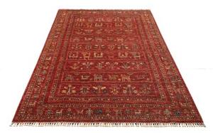 Tappeto Istintia Figurativo Rosso Mattone Beige 142x216 Cm