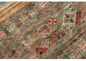 Tappeto Istintia Geometrico Marrone Rosso 168x232 Cm