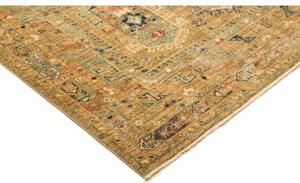 Tappeto Floralia Geometrico Marrone Ocra Blu 169x240 Cm