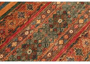 Tappeto Samarkand Geometrico Rosso Ruggine Beige 251x305 Cm
