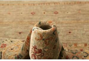Tappeto Istintia Geometrico Beige Rosso Mattone Corsia 76x290 Cm