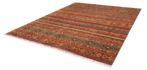 Tappeto Samarkand Geometrico Rosso Ruggine Beige 251x305 Cm