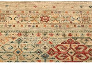 Tappeto Istintia Geometrico Beige Rosso Mattone Corsia 76x290 Cm