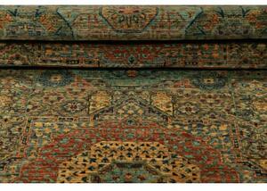Tappeto Kairo Stilizzato Verde Petrolio Avorio Corsia 80x290 Cm