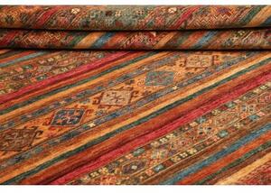 Tappeto Samarkand Geometrico Rosso Ruggine Beige 251x305 Cm