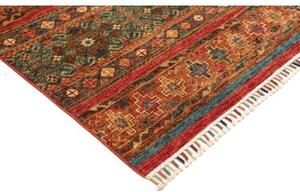 Tappeto Samarkand Geometrico Rosso Ruggine Beige 251x305 Cm