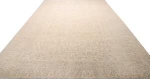 Tappeto Zigler Fine Floreale Avorio Grigio Chiaro 290x412 Cm