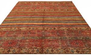 Tappeto Samarkand Geometrico Ruggine Azzurro 249x304 Cm