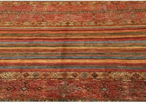 Tappeto Samarkand Geometrico Ruggine Azzurro 249x304 Cm