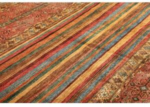 Tappeto Samarkand Geometrico Ruggine Azzurro 249x304 Cm