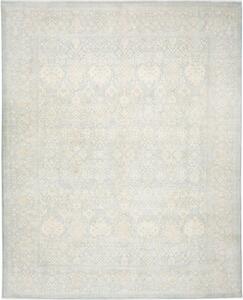 Tappeto Zigler Fine Stilizzato Celeste Avorio 243x300 Cm