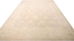 Tappeto Zigler Fine Floreale Avorio Tortora 270x356 Cm