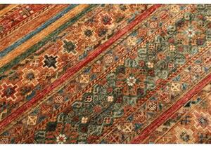 Tappeto Samarkand Geometrico Ruggine Blu 250x313 Cm