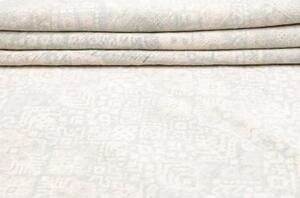 Tappeto Zigler Fine Stilizzato Celeste Avorio 243x300 Cm
