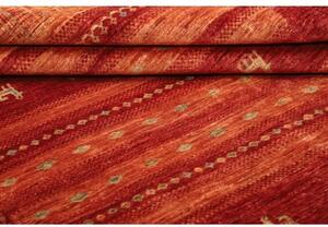 Tappeto Gabbeh Nova Figurativo Rosso Mattone Arancione 165x235 Cm