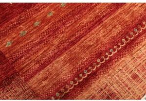 Tappeto Gabbeh Nova Figurativo Rosso Mattone Arancione 165x235 Cm