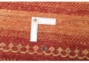 Tappeto Gabbeh Nova Figurativo Rosso Arancione 165x248 Cm