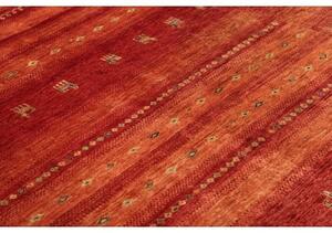 Tappeto Gabbeh Nova Figurativo Rosso Arancione 165x248 Cm