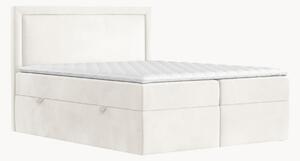 Letto boxspring in velluto fatto a mano con contenitore Rebecca, H3