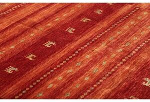 Tappeto Gabbeh Nova Figurativo Rosso Mattone Arancione 165x235 Cm