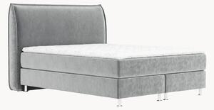Letto boxspring in velluto fatto a mano Chermin, H4