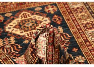 Tappeto Kazak Fine Stilizzato Blu Beige 100x147 Cm