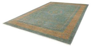 Tappeto Kairo Stilizzato Verde Petrolio Arancione 272x356 Cm