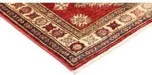 Tappeto Kazak Fine Geometrico Rosso Blu 98x143 Cm