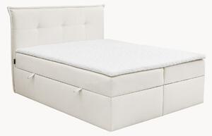 Letto boxspring fatto a mano con contenitore Cloud, H3