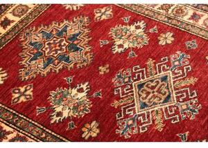 Tappeto Kazak Fine Geometrico Rosso Blu 98x143 Cm