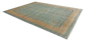 Tappeto Kairo Stilizzato Verde Petrolio Arancione 272x356 Cm