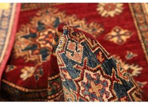 Tappeto Kazak Fine Geometrico Rosso Blu 98x143 Cm