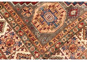 Tappeto Kazak Fine Geometrico Marrone Multicolore 202x300 Cm