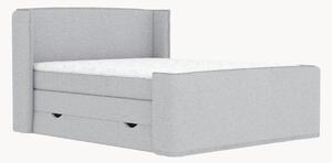 Letto boxspring fatto a mano con contenitore Freeland, H4