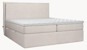 Letto boxspring con contenitore fatto a mano Kubric, H3