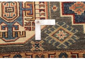 Tappeto Kazak Fine Geometrico Marrone Multicolore 202x300 Cm