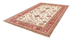 Tappeto Kazak Fine Stilizzato Avorio Rosso 202x297 Cm