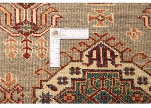 Tappeto Kazak Fine Geometrico Marrone Rosso 101x144 Cm