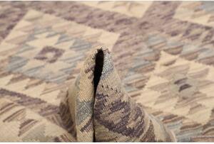 Tappeto Kilim Geometrico Beige Malva 186x239 Cm