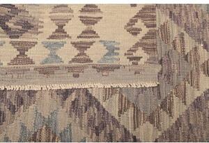 Tappeto Kilim Geometrico Beige Malva 186x239 Cm