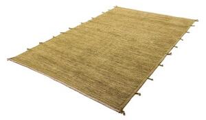 Tappeto Berbero Tinta Unita Verde Oliva Beige 169x249 Cm